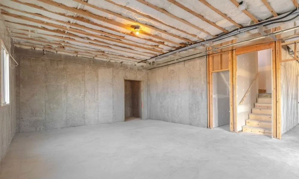 Aufnahme eines Kellers, Bautenschutz