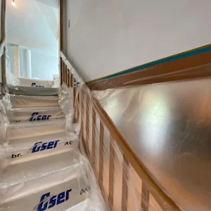 Saubere Abdeckung für die Malerarbeiten