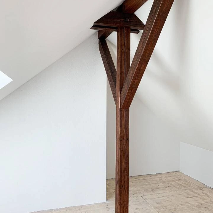 Gipserfachwerk am Altbau