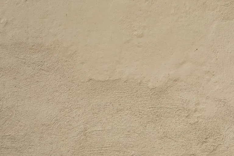 Lehmputz fein, auf einer Wand