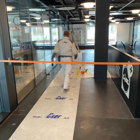 Lidl Einkaufshalle Bodensanieren