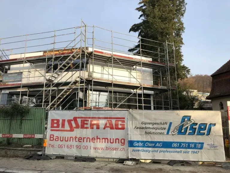 Fassadensanierung an einem Einfamilienhaus