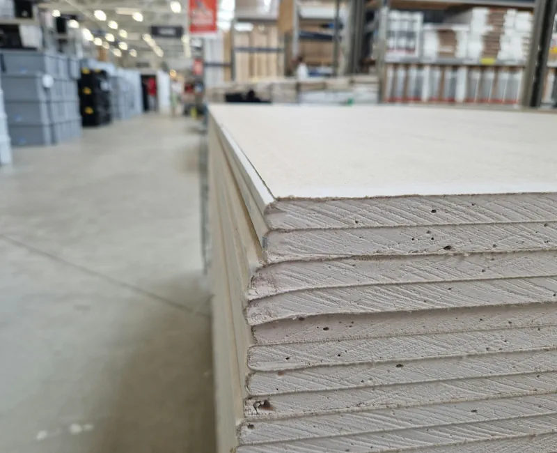 Trockenbauplatten oder auch Rigips