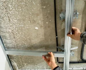 Abgehängte Trockenbaudecke Unterkonstruktion